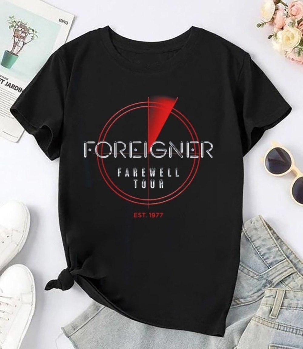 Rock Band Foreigner Shirt Foreigner Farewell TourTShirt